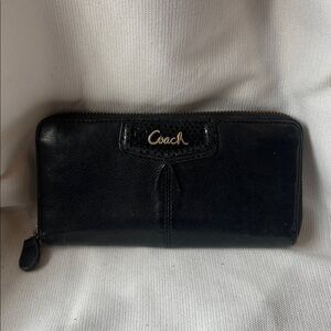 Coach Ashley Black Leather Wallet